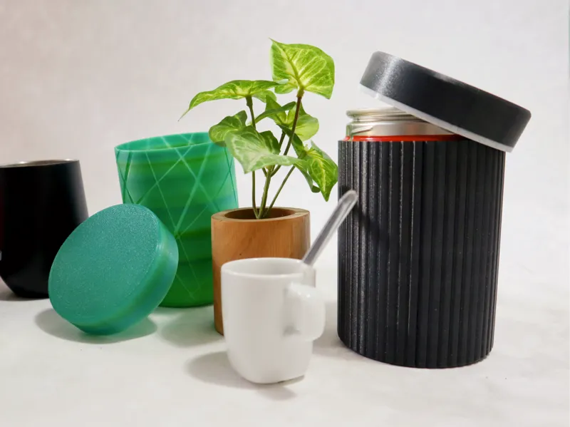Upcycled Coffee Canister Sleeve