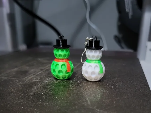 snowman earring (no ams needed)