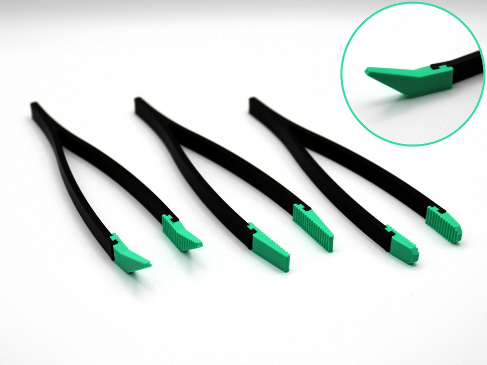 Precision Tweezer Set with Swappable Tips