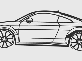 AUDI TT RS MK3 WITH WHEELS