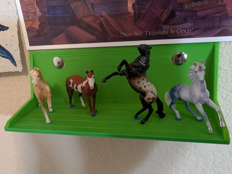 tiny pushpin shelf