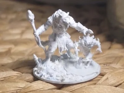 Fantasy Werewolf Warlock