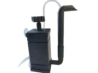 Aquarium airlift surface skimmer