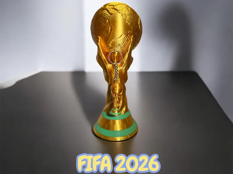 Portachiavi e Trofeo Coppa del mondo FIFA 2026