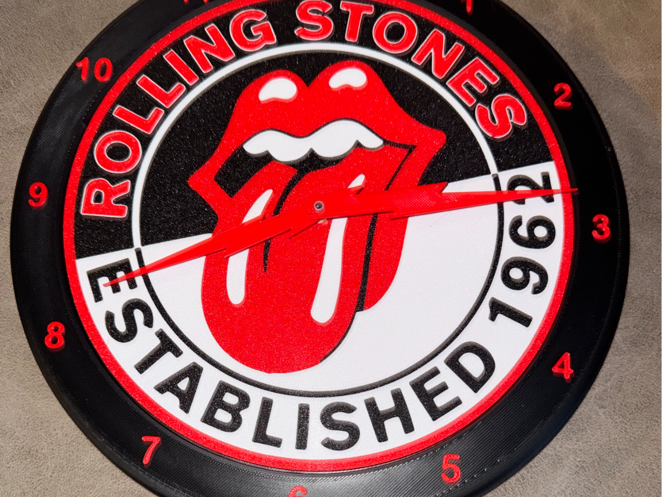 Rolling Stones Clock