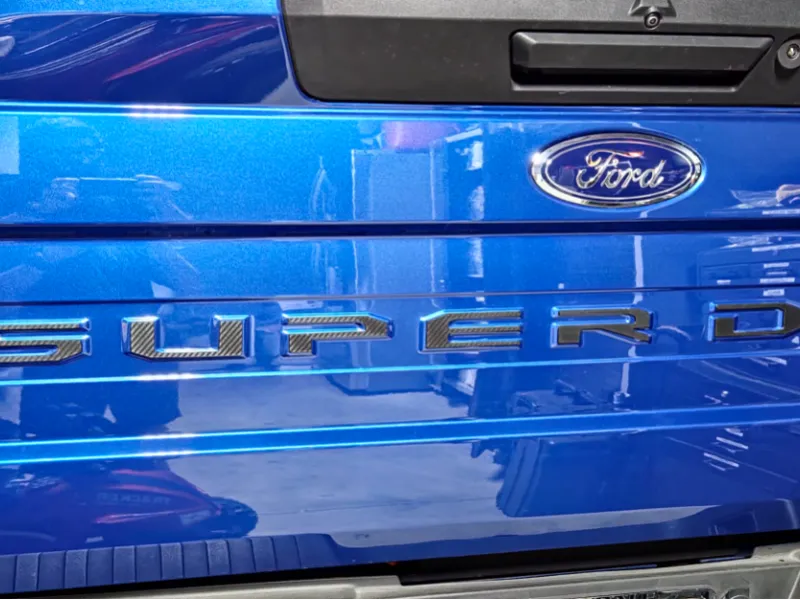 Tailgate Letter Inserts Ford Super Duty 2020-2022
