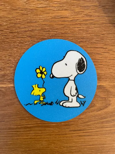 激レア！SNOOPY＆ウッドストック　フルーツ柄グラス＆バナナコースター　未使用 2024-10-12_f759f219aacd7.jpeg?