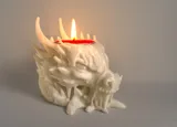 Държач за чаена свещ Dragon