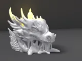Държач за чаена свещ Dragon