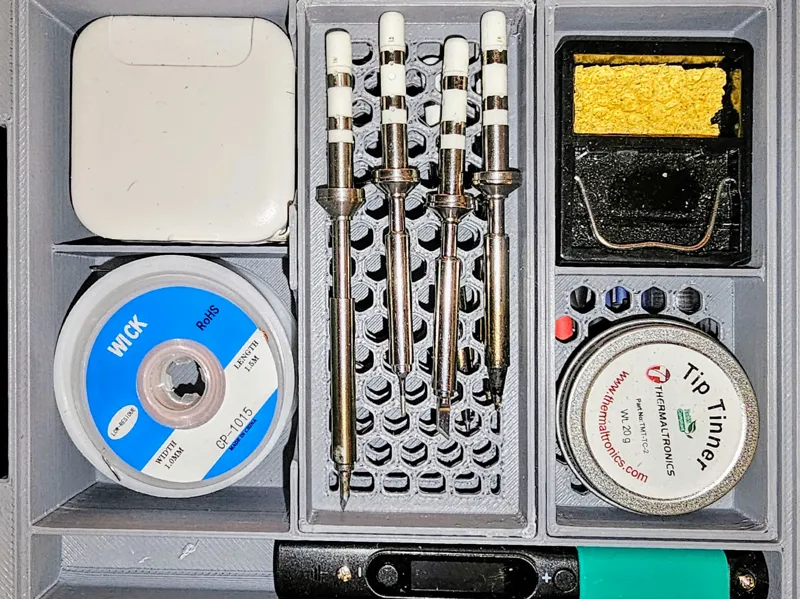 Multilevel Pinecil Soldering Iron Case W/ Lid