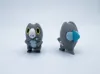 Single minifigure in shiny, regular, and 4 color