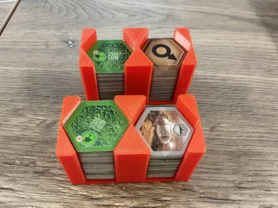 Terraforming Mars Hex Tiles Holder