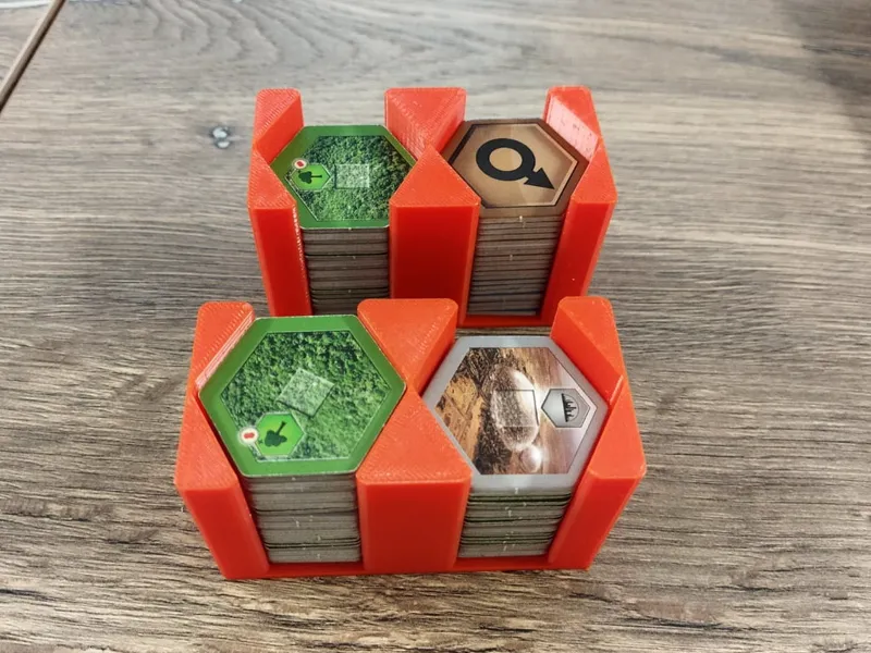 Terraforming Mars Hex Tiles Holder