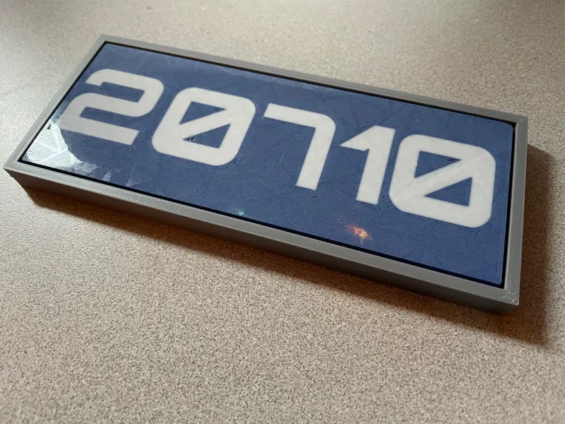 Magnetic Nameplate