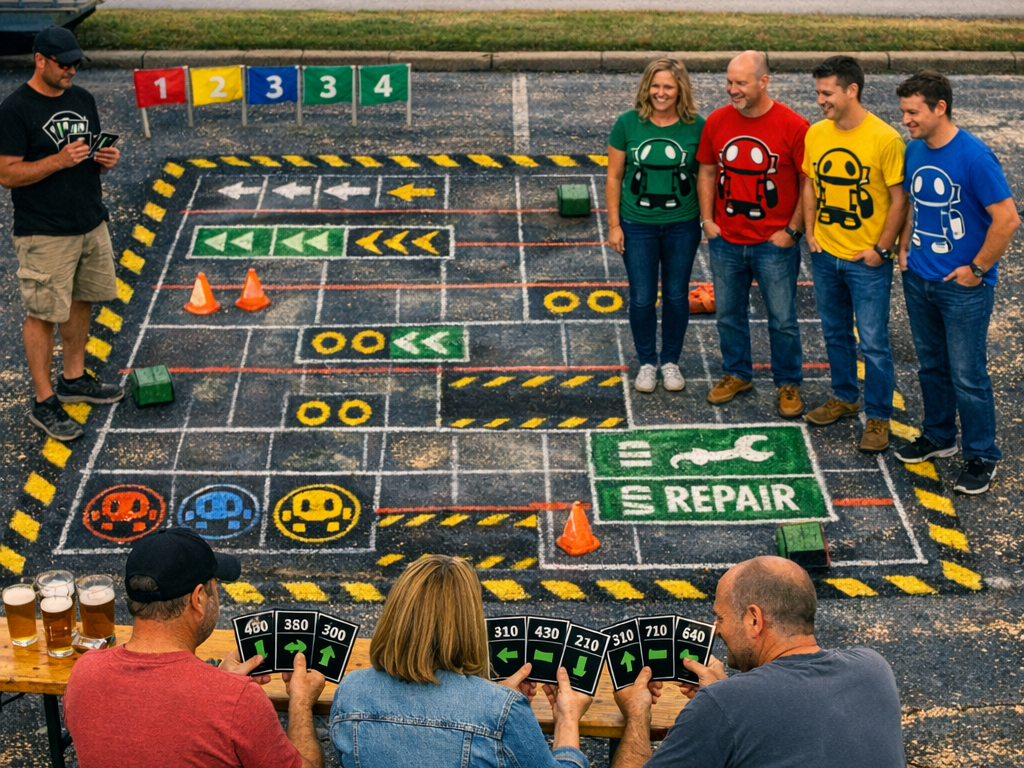 Robo Rally Karten (Ersatz oder Outdoor Nutzung)