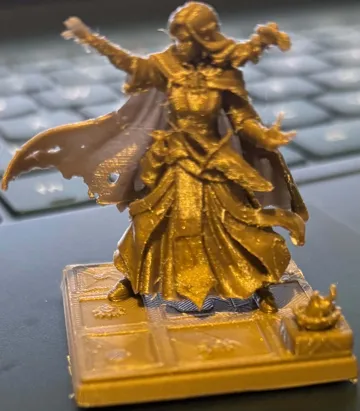 Modelo para impresión 3D: Shadester - Female Drow Sorcerer — vista de referencia 3