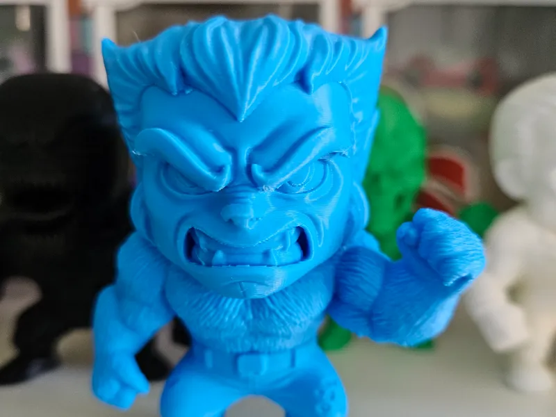 Stylized Chibi Beast (X-Men)-Miniature Collectible