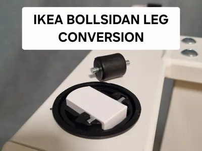 IKEA BOLLSIDAN LEG CONVERSION