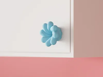 Modern Wibble Cabinet handle