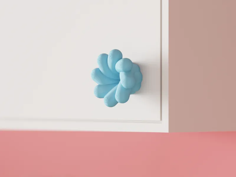 Modern Wibble Cabinet handle