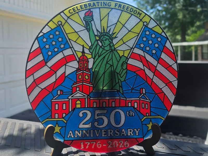 Statue of Liberty Stained Glass