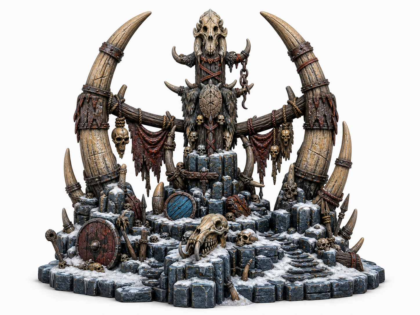 Ogre Trophy Totem - Fantasy Wargame Terrain 