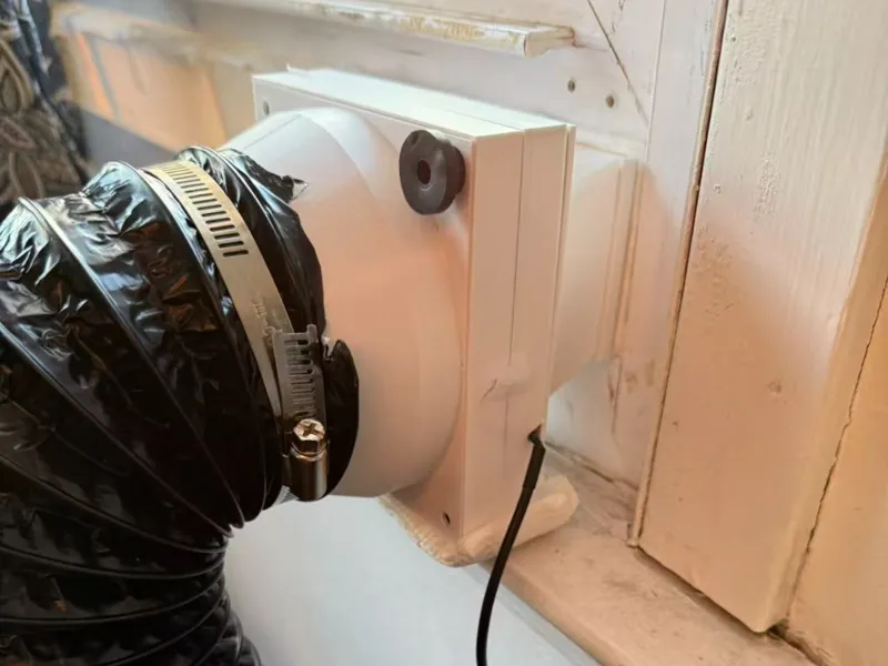 Window Exhaust Kit for 120mm Fan & 4" Duct