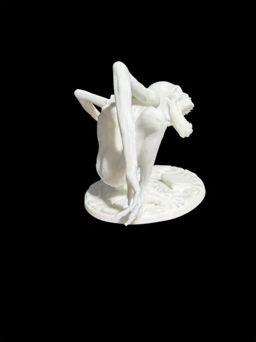 Figura decorativa: SCP-096 The Shy Guy Horror Monster Statue/Figure — vista de referencia 5