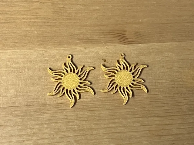 sun earrings