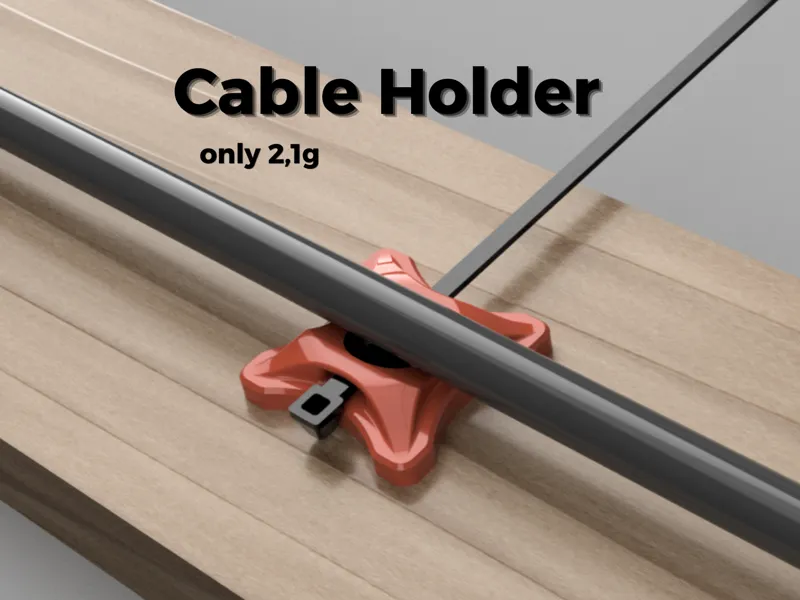 Cable holder mount for zip tie universal