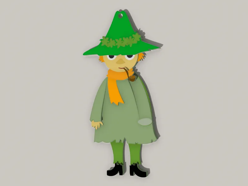 Snufkin key chain The Moomins
