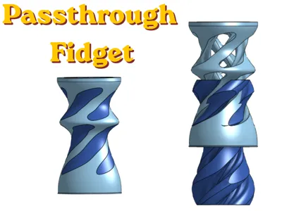 PASSTHROUGH FIDGET FUN SHAPE
