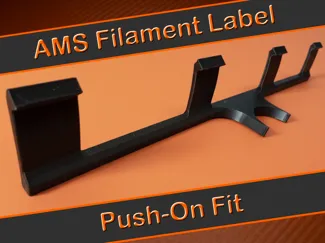 AMS Filament Label Bracket
