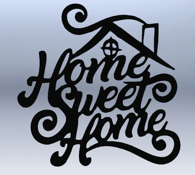 Home sweet home decor, Wall decor, 2d art home,