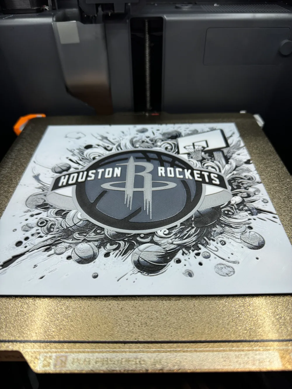 Houston Rockets - NBA Hueforge - Free 3D Print Model - MakerWorld