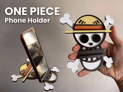 One Piece Luffy Phone Stand | Anime Desk Decor