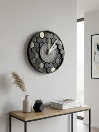 Hex Grid Clock - Smaller for P & A Series Printers