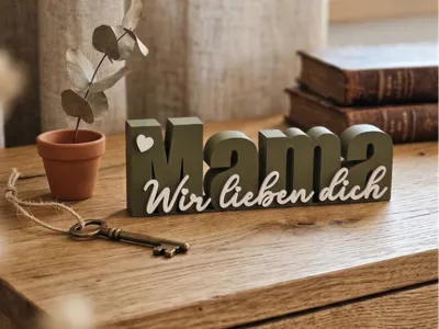 Decorative "Mom we love you" Sign for Mother's Day