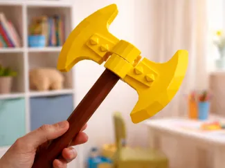 Brick Viking Axe - 600% Large Weapon