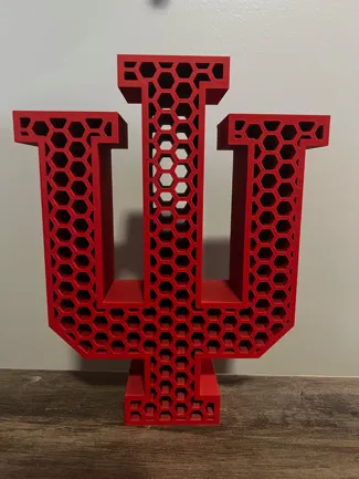 Indiana University (IU) Honeycomb Logo