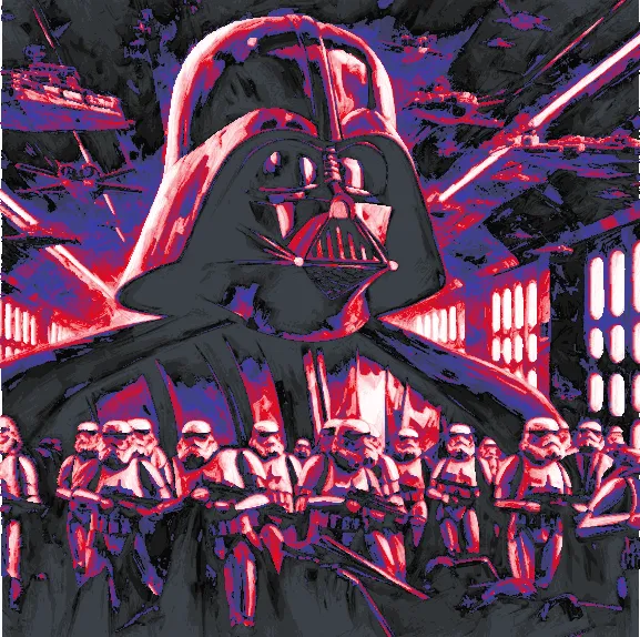 Darth Vader and Storm Troopers Hue Forge