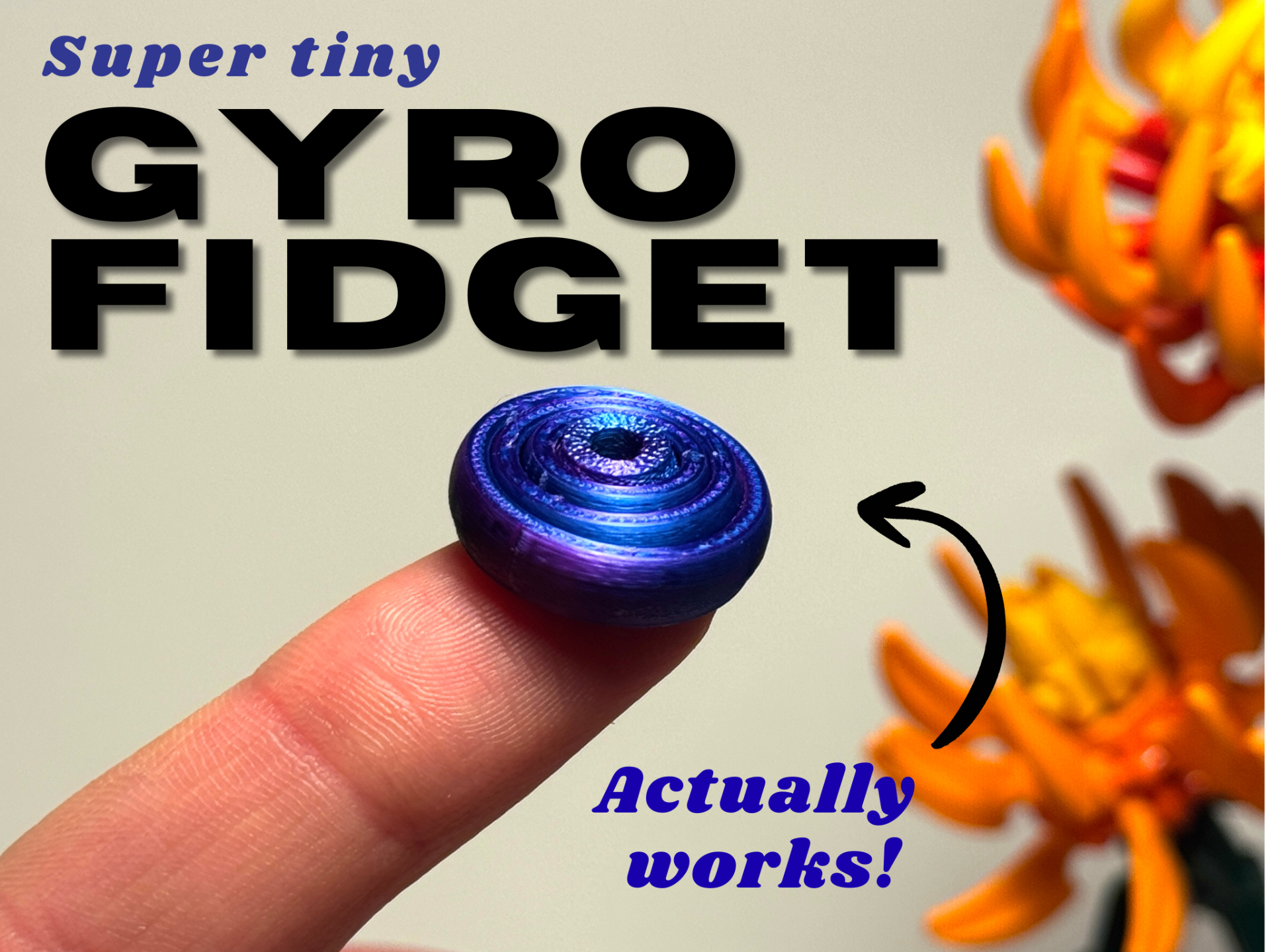 Tiny Gyro Fidget Toy