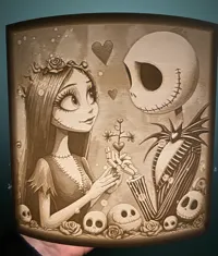 Jack Skellington et Sally — lithophane — photo 2