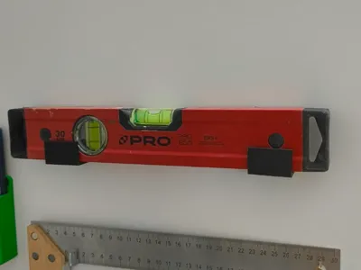 parametric customizable wall hook holder level