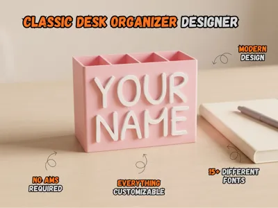 Classic Desk Organizer Designer
