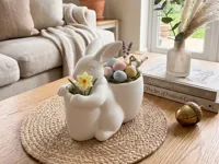 Osterhase mit Doppel-Pflanzfach