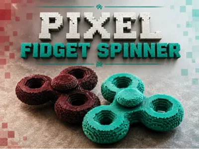PIXEL FIDGET SPINNER