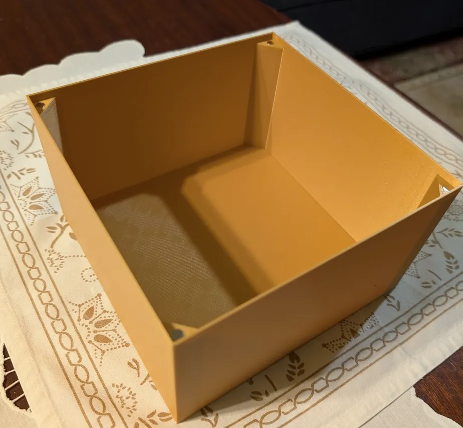 Box 172x172x100mm with Magnetic Lid 5x3mm - Free 3D Print Model ...