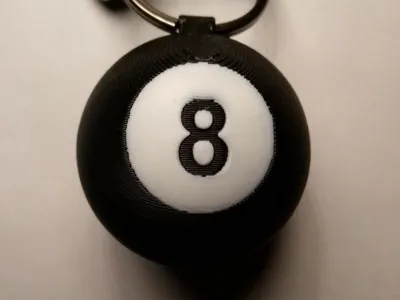 8-Ball Keychain
