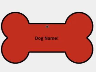 Customizable Dog Nametag